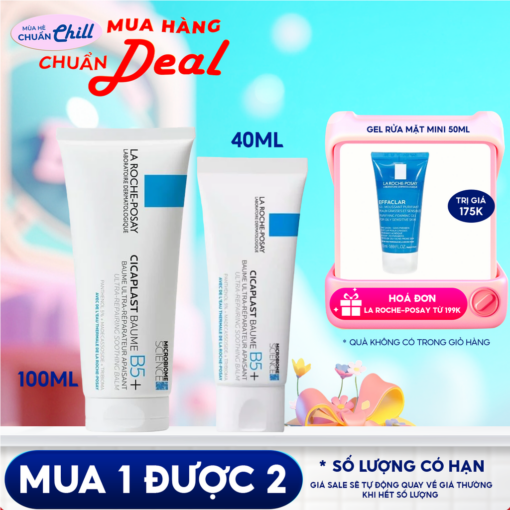 Kem Dưỡng Làm Dịu, Hỗ Trợ Phục Hồi Da, Đa Công Dụng La Roche-Posay Laboratoire Dermatologique Cicaplast Baume B5+ - Hình ảnh 2