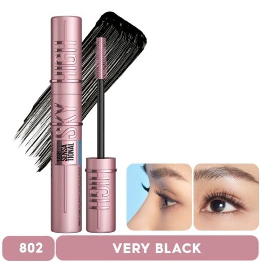 Chuốt mi Mascara Maybelline Tơi Dài Mi, Cong Dài Tự Nhiên l Sky High Mascara 6ml 01675 - Hình ảnh 2