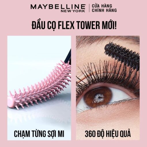 Chuốt mi Mascara Maybelline Tơi Dài Mi, Cong Dài Tự Nhiên l Sky High Mascara 6ml 01675 - Hình ảnh 4