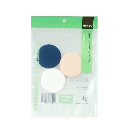 Set 3 BÔNG PHẤN NƯỚC MINISO NHẬT BẢN 01115