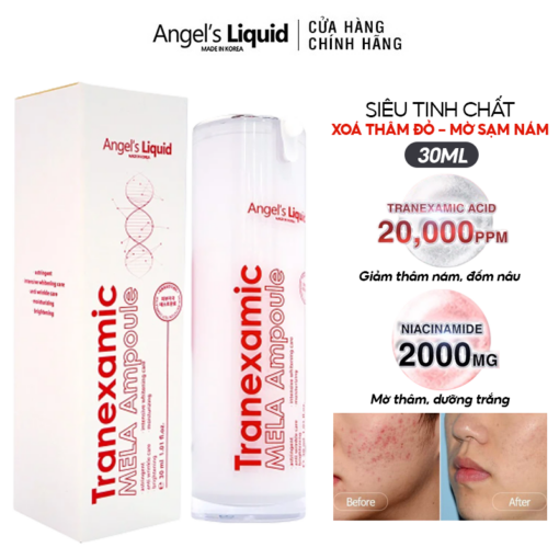 Serum Angel's Liquid mờ Thâm Đỏ, Mờ Sạm Nám Tranexamic Mela Ampoule 30ml P4733 - Hình ảnh 3