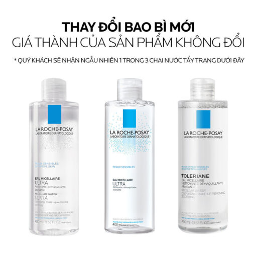 Nước Tẩy Trang La Roche-Posay Dành Cho Da Nhạy Cảm 400ml - Hình ảnh 4