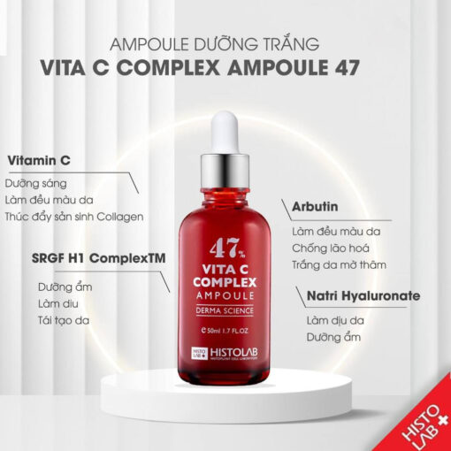 Tinh chất Serum Histolab 50ml chống lão hoá, trẻ hóa  50% EGF Complex Ampoule Derma Science 50ml 70178 - Hình ảnh 4