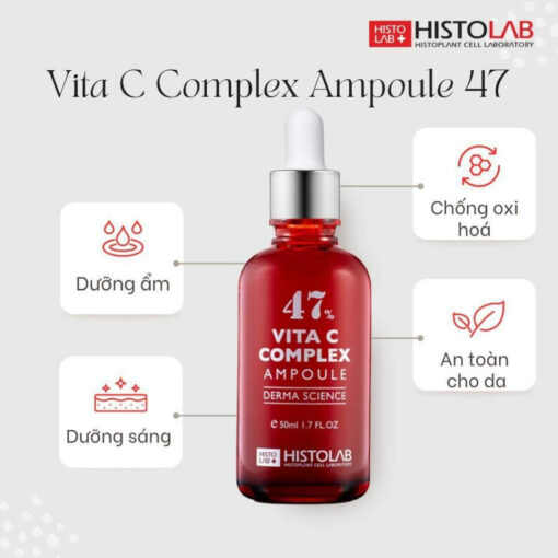 Tinh chất Serum Histolab 50ml chống lão hoá, trẻ hóa  50% EGF Complex Ampoule Derma Science 50ml 70178 - Hình ảnh 2