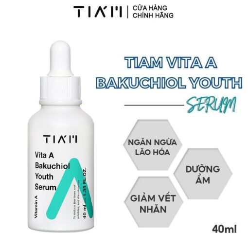 Tinh Chất Serum Dưỡng Ẩm, Giảm Vết Nhăn & Ngăn Ngừa Lão Hóa Tiam Vita A 40ml P4620 - Hình ảnh 2