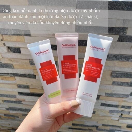 Kem Chống Nắng CELL FUSION C 100 SPF50+ PA +++ Hàn Quốc Dưỡng Trắng và Nâng Tone cho mọi loại da 50g - Hình ảnh 11