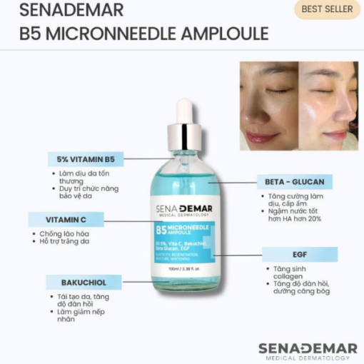 Serum Sena Demar B5 Microneedle Ampoule - Hình ảnh 4