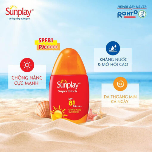 Sữa Chống Nắng Sunplay Bảo Vệ Vượt Trội SPF81 PA++++ 70g - Hình ảnh 6