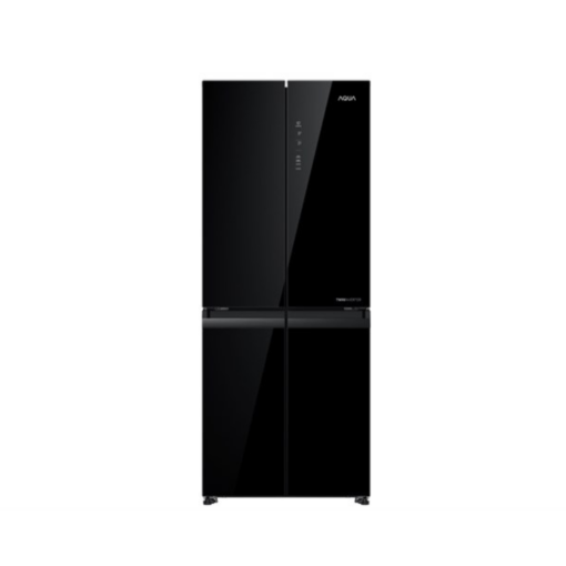 Tủ lạnh Aqua Inverter 410 lít Multi Door AQR-M466XA(GB) - Đen - Mặt gương