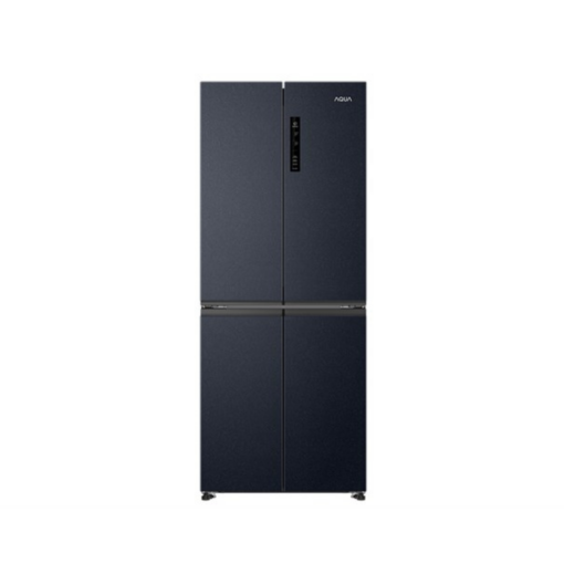 Tủ lạnh Aqua Inverter 410 lít Multi Door AQR-M466XA(CBC) Đen Xám Mặt thép