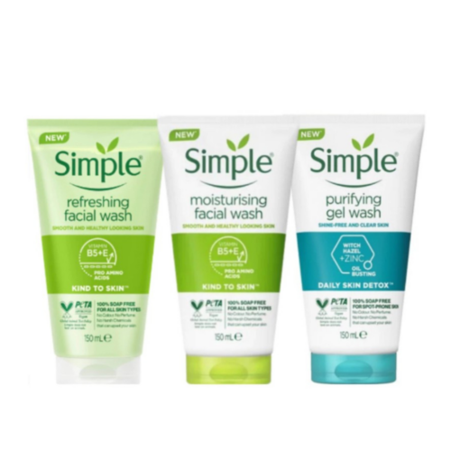 Sữa Rửa Mặt Simple Kind To Skin Refreshing Facial Wash Gel 150ml 28522