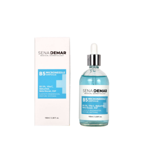 Tinh chất Serum phục hồi, cấp nước, dưỡng trắng Sena Demar B5 Microneedle 100ml P4826