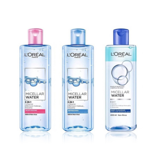 Nước Tẩy Trang L'Oreal Micellar Water Làm Sạch Sâu Trang Điểm 400ml