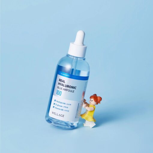Tinh chất Wellage Real Hyaluronic Blue Ampoule 100 75ml, cấp ẩm dịu da P4724 - Hình ảnh 8