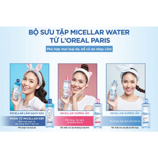 Nước Tẩy Trang L'Oreal Micellar Water Làm Sạch Sâu Trang Điểm 400ml - Hình ảnh 8