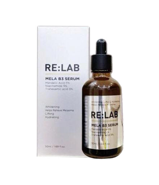 Tinh chất Serum dưỡng trắng Relab mela b3 sáng da mờ thâm sạm nám 50ml N3377