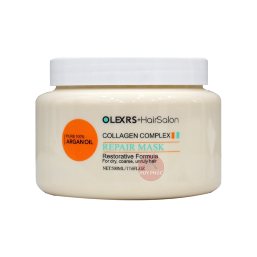 Dầu gội xả, kem ủ tóc, dầu dưỡng phục hồi chống rụng Olexrs Hair Salon Collagen 500ml - 960ml - Hình ảnh 8