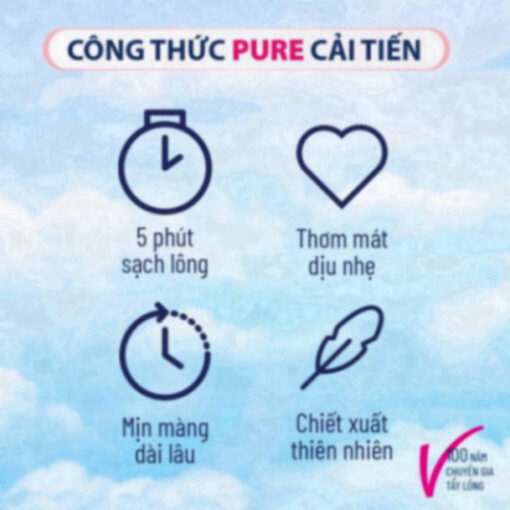 Kem Tẩy Lông Veet Dành Cho Da Thường & da Nhạy Cảm Chính Hãng xuất xứ Pháp dung tích 100ml - Hình ảnh 2