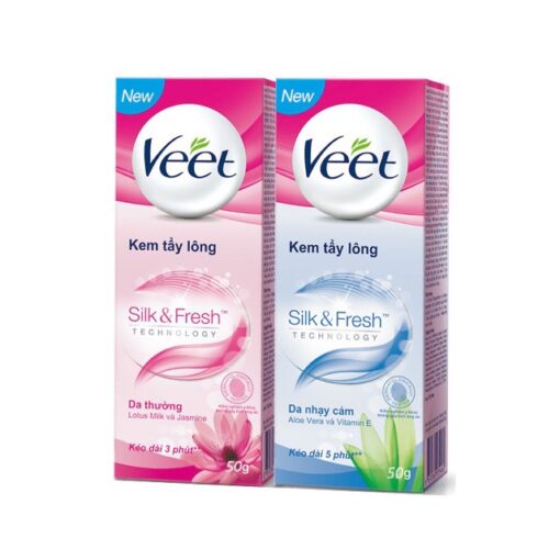 Kem Tẩy Lông Veet Dành Cho Da Thường & da Nhạy Cảm Chính Hãng xuất xứ Pháp dung tích 100ml