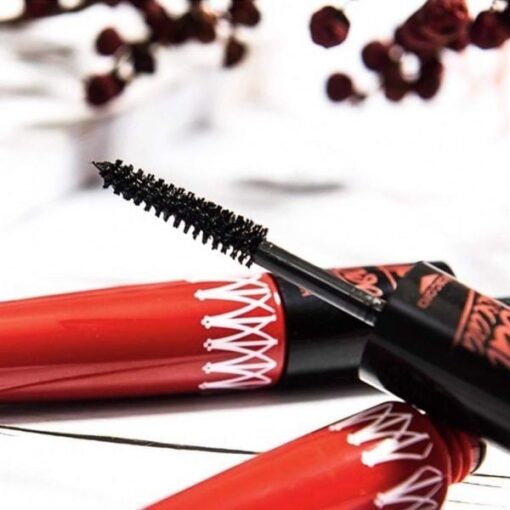 Chuốt mi Mascara Sivanna 2 Đầu Nối Cong Dài Dày Mi Super Model 5X Long 30ml 16520 - Hình ảnh 3