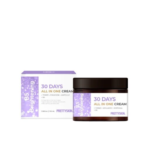 Kem dưỡng Prettyskin 30 Days B5 Brightening tím