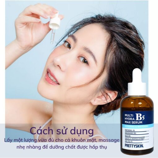 Tinh Chất Phục Hồi Dưỡng Trắng Multi Hydra B5 Max Serum Prettyskin - Hình ảnh 2