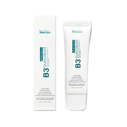 Kem Chống Nắng Hàn Quốc Phổ Rộng Innoskin B3 Suncream SPF50+ PA++++ 9 Màng Lọc, Nâng Tone, Dưỡng Trắng - Hình ảnh 3