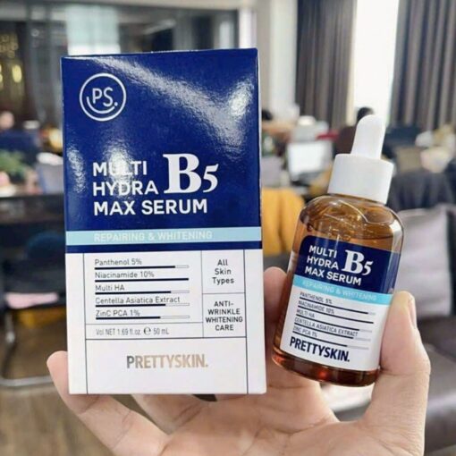 Tinh Chất Phục Hồi Dưỡng Trắng Multi Hydra B5 Max Serum Prettyskin - Hình ảnh 3