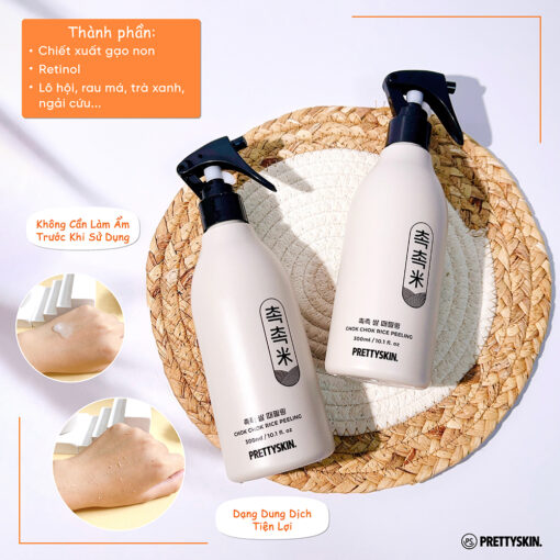 Tẩy Da Chết Gạo Prettyskin Chok Chok Rice Peeling - Hình ảnh 2