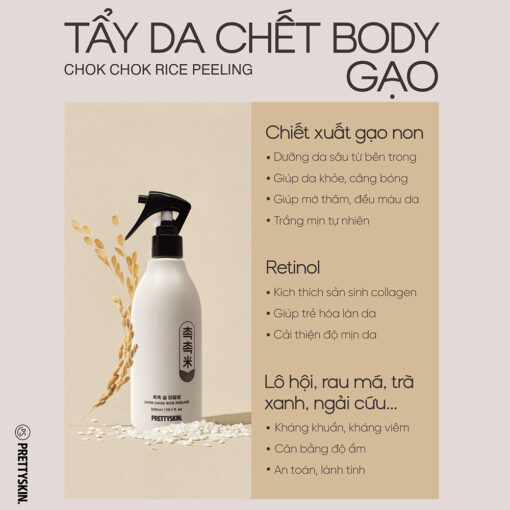 Tẩy Da Chết Gạo Prettyskin Chok Chok Rice Peeling - Hình ảnh 3