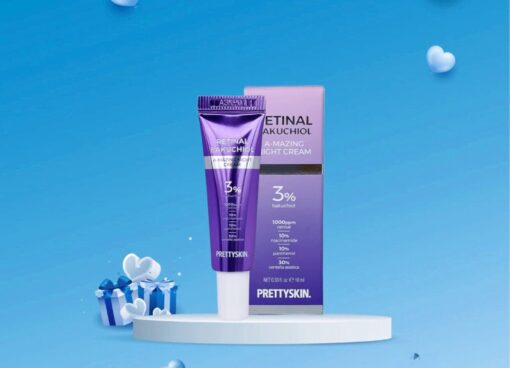 3 size Kem Dưỡng Tái Tạo, Phục Hồi, Trẻ Hòa Làn Da Prettyskin Retinal Bakuchiol Amazing Night Cream – 10ml - Hình ảnh 8