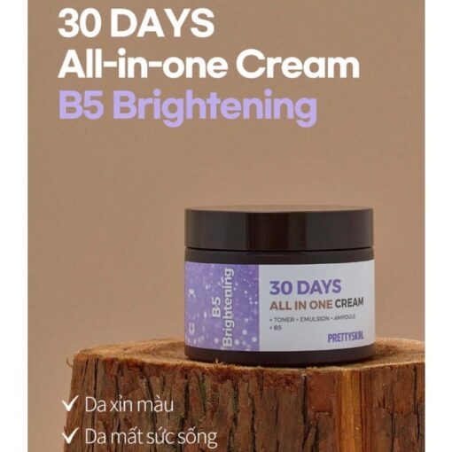 Kem dưỡng Prettyskin 30 Days B5 Brightening tím - Hình ảnh 5