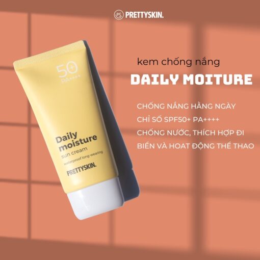 Kem Chống Nắng Dưỡng Ẩm Hằng Ngày PrettySkin Daily Moisture Sun Cream SPF 50+ PA++++ 70ml 92932 - Hình ảnh 5