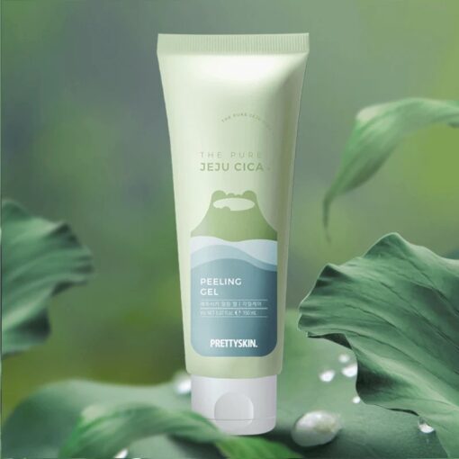Tẩy da chết rau má PrettySkin The Pure Jeju Cica Peeling Gel 150ml sạch sâu, dịu nhẹ 45214 - Hình ảnh 6
