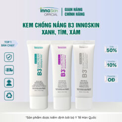 Kem Chống Nắng Hàn Quốc Phổ Rộng Innoskin B3 Suncream SPF50+ PA++++ 9 Màng Lọc, Nâng Tone, Dưỡng Trắng