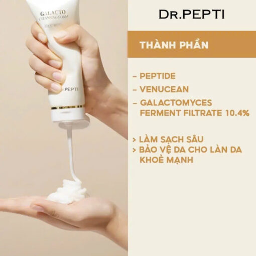 Sữa Rửa Mặt Dr.Pepti+ Galacto Cleansing Foam 110ml 80316 - Hình ảnh 8