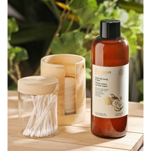 Nước tẩy trang bí đao Cocoon tẩy sạch makeup & giảm dầu 500ml - Bigsize - Hình ảnh 4