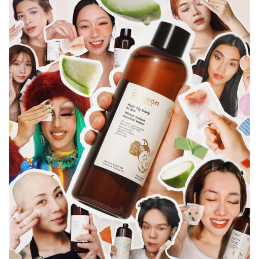 Nước tẩy trang bí đao Cocoon tẩy sạch makeup & giảm dầu 500ml - Bigsize - Hình ảnh 8
