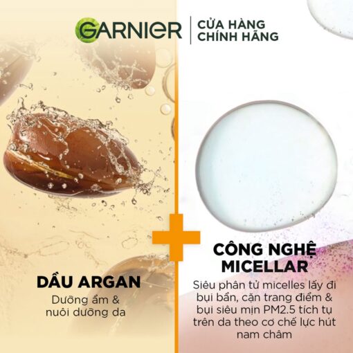 Nước Tẩy Trang Garnier làm sạch sâu dịu nhẹ cho mọi loại da - Garnier Micellar Cleansing Water 400ml - Hình ảnh 12