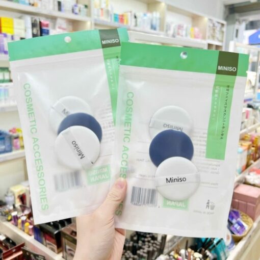 Set 3 BÔNG PHẤN NƯỚC MINISO NHẬT BẢN 01115 - Hình ảnh 2