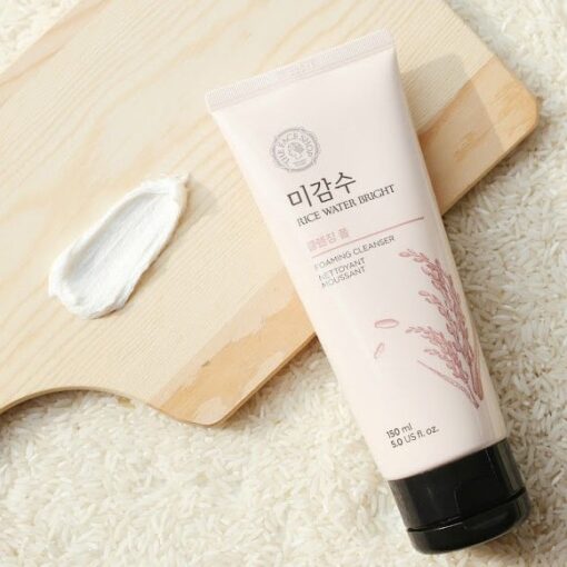 SRM Sữa Rửa Mặt Gạo Trắng Da The Face Shop Rice Water Bright Hàn Quốc 150mL 97136 - Hình ảnh 7