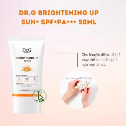 Combo Kem Chống Nắng Dr.G Dưỡng Sáng Da 50ml+20ml 02074 - Hình ảnh 5