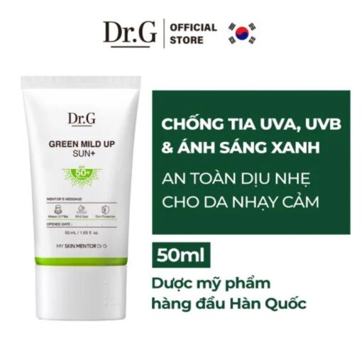 Kem Chống Nắng Dr.G Green Mild Up Sun 50ml + tặng 2 tuýp 02075 - Hình ảnh 2