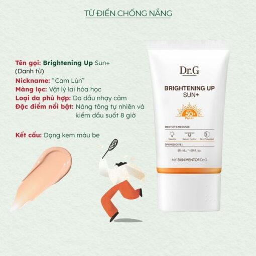 Combo Kem Chống Nắng Dr.G Dưỡng Sáng Da 50ml+20ml 02074 - Hình ảnh 6