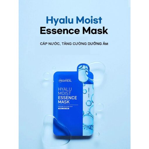 Mặt Nạ Dưỡng Ẩm Chuyên Sâu Mediheal Hyalu Moist Essence Mask 02168 - Hình ảnh 6