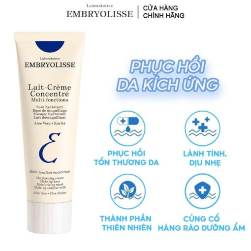 Sữa Dưỡng Ẩm, Làm Dịu, Phục Hồi Da Embryolisse 75 ml Lait Creme P3924 - Hình ảnh 2