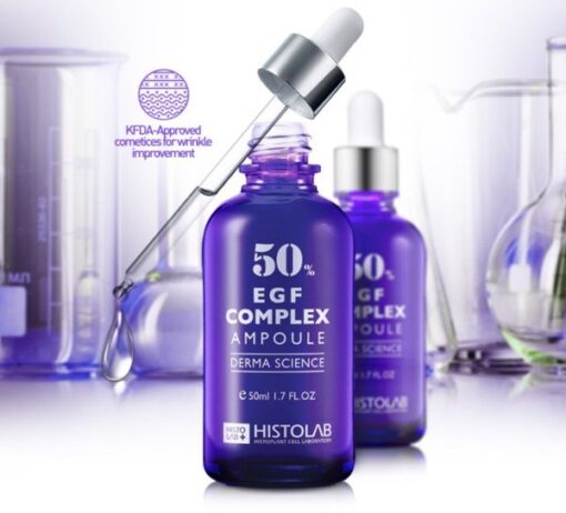 Tinh chất Serum Histolab 50ml chống lão hoá, trẻ hóa  50% EGF Complex Ampoule Derma Science 50ml 70178 - Hình ảnh 8