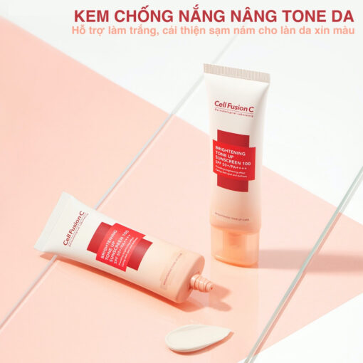 Kem Chống Nắng CELL FUSION C 100 SPF50+ PA +++ Hàn Quốc Dưỡng Trắng và Nâng Tone cho mọi loại da 50g - Hình ảnh 2