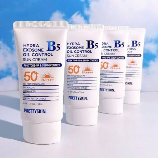 Kem Chống Nắng Phục Hồi Và Kiềm Dầu PrettySkin Hydra B5 Exosome Oil Control Sun Cream P4147 - Hình ảnh 2