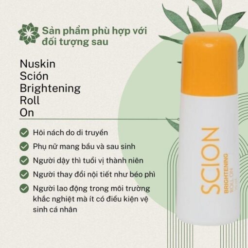 Lăn khử mùi Scion Pure White Roll On Nuskin 75ml 18079 - Hình ảnh 3